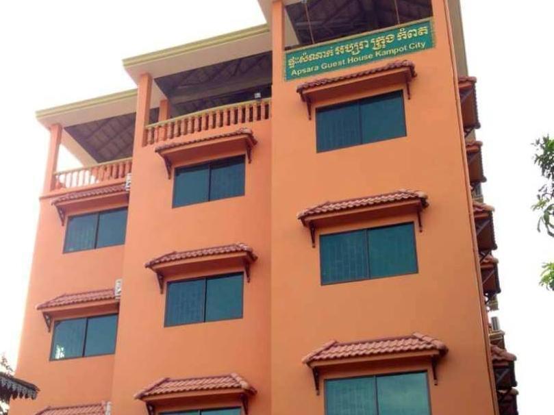 Apsara Guest House Kampot City Extérieur photo